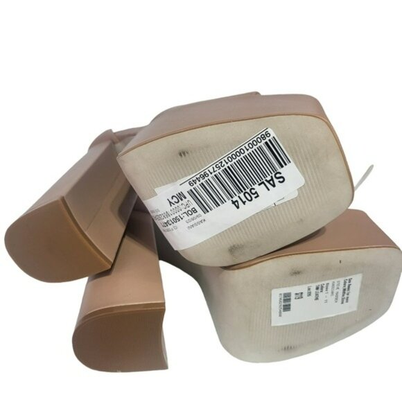 Steve Madden Tan Platform Sandals - Picture 3 of 4